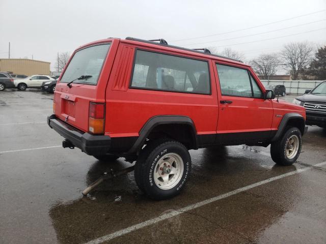 1J4FJ27PXTL209183 - 1996 JEEP CHEROKEE SE RED photo 3