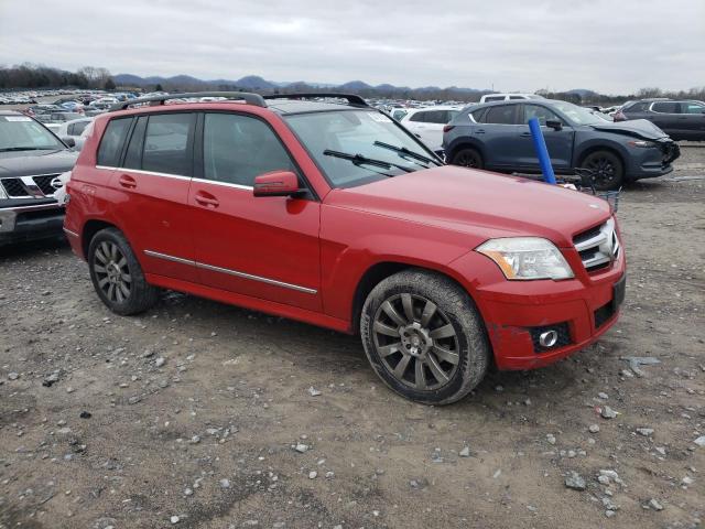 WDCGG8HB8BF687074 - 2011 MERCEDES-BENZ GLK 350 4MATIC RED photo 4