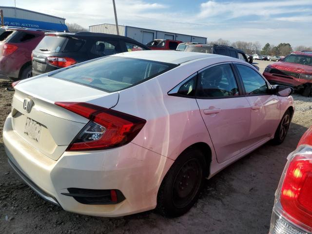 19XFC2F61KE005789 - 2019 HONDA CIVIC LX WHITE photo 3