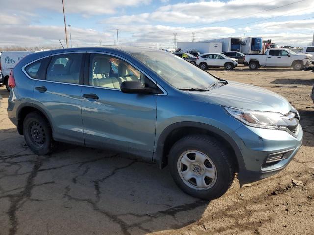 5J6RM4H34FL043274 - 2015 HONDA CR-V LX BLUE photo 4