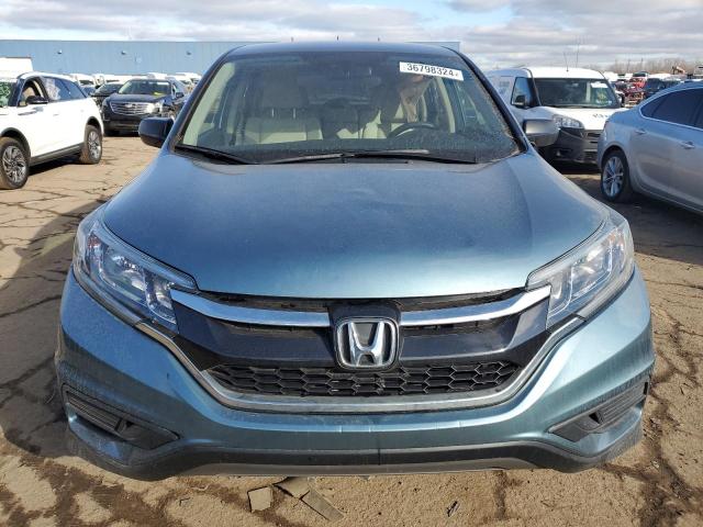 5J6RM4H34FL043274 - 2015 HONDA CR-V LX BLUE photo 5