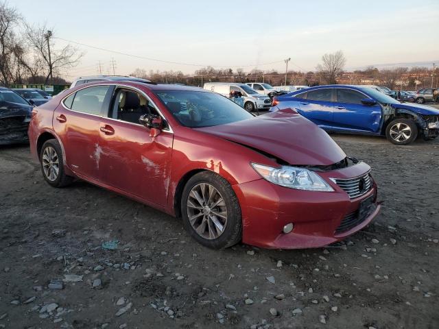 JTHBW1GG9F2081866 - 2015 LEXUS ES 300H RED photo 4