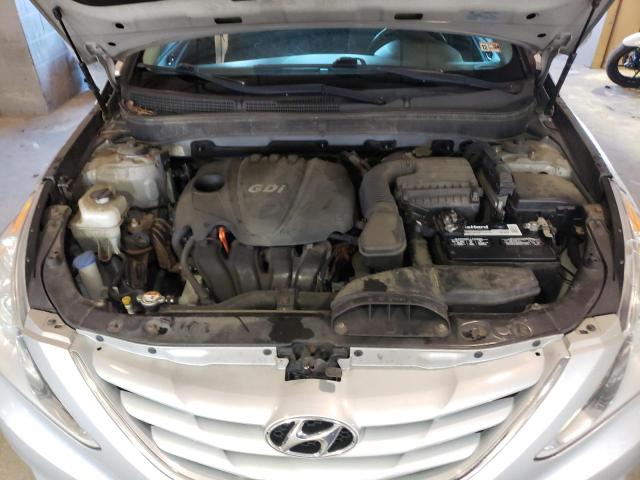 5NPEB4AC5DH592469 - 2013 HYUNDAI SONATA GLS SILVER photo 11