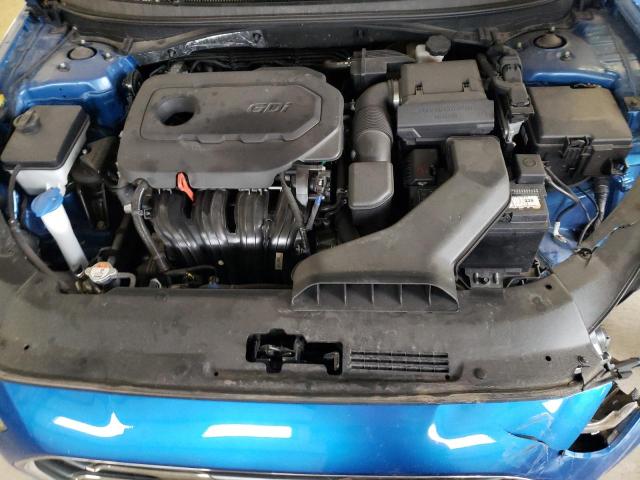 5NPE24AF7KH773063 - 2019 HYUNDAI SONATA SE BLUE photo 11