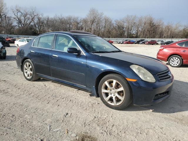 JNKCV51E66M518149 - 2006 INFINITI G35 BLUE photo 4