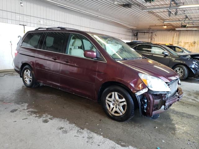 5FNRL38707B066903 - 2007 HONDA ODYSSEY EXL MAROON photo 4