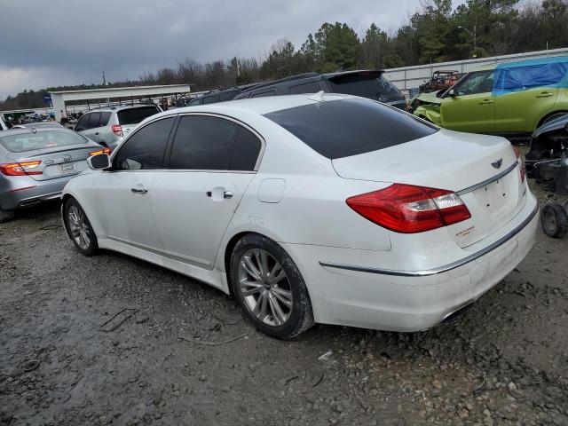 KMHGC4DD6DU225351 - 2013 HYUNDAI GENESIS 3.8L WHITE photo 2