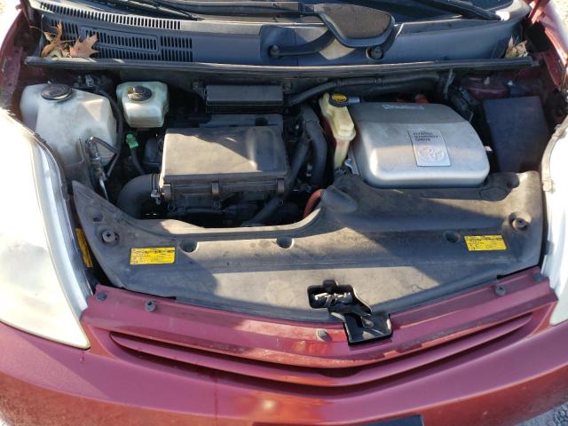 JTDKB20U453075937 - 2005 TOYOTA PRIUS BURGUNDY photo 11