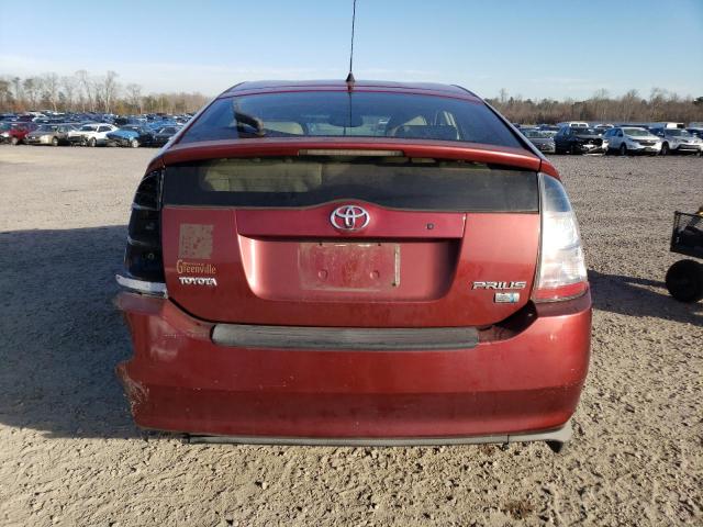 JTDKB20U453075937 - 2005 TOYOTA PRIUS BURGUNDY photo 6