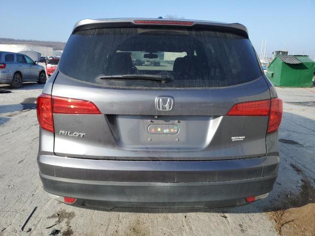 5FNYF5H5XGB005085 - 2016 HONDA PILOT EXL GRAY photo 6