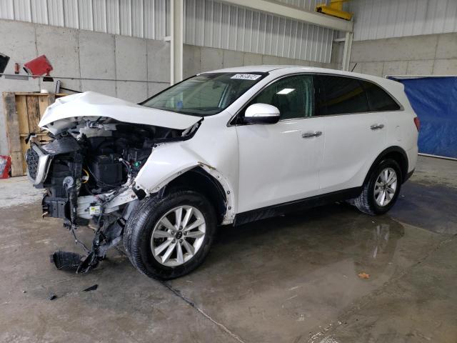 5XYPG4A38KG611286 - 2019 KIA SORENTO L WHITE photo 1