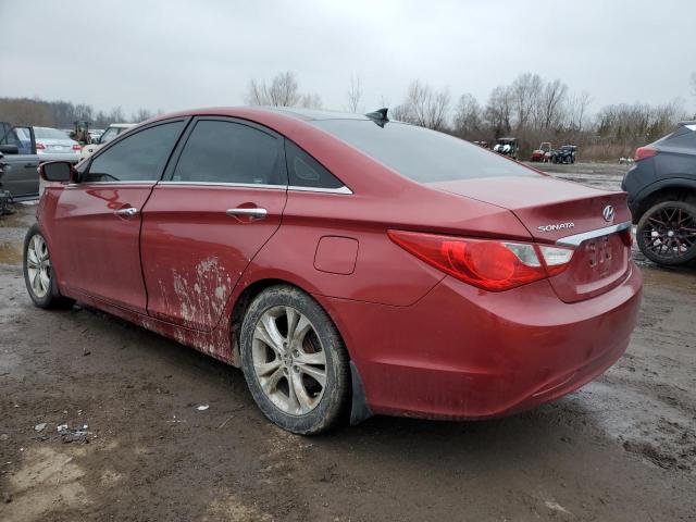 5NPEC4AC9DH635367 - 2013 HYUNDAI SONATA SE RED photo 2