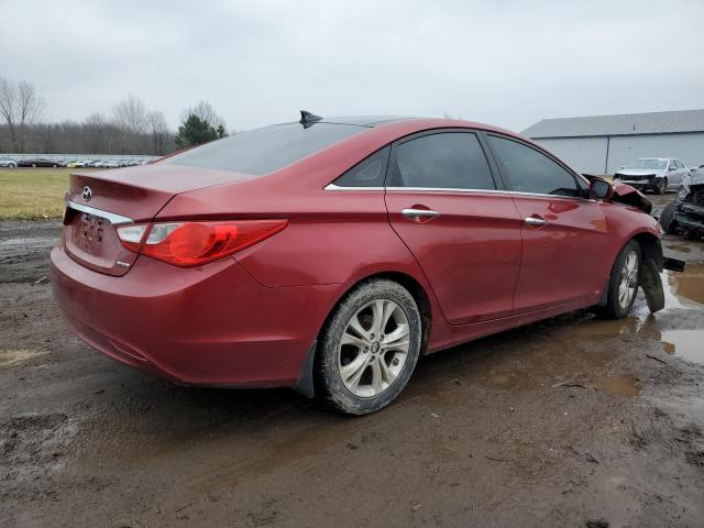 5NPEC4AC9DH635367 - 2013 HYUNDAI SONATA SE RED photo 3