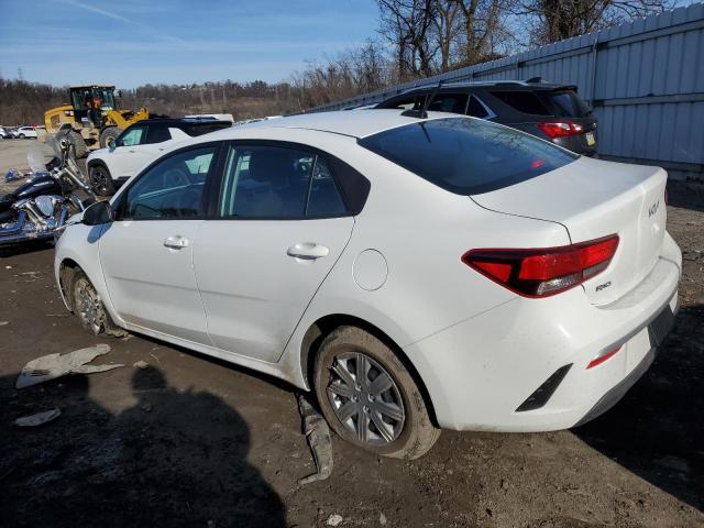 3KPA24AD4PE611643 - 2023 KIA RIO LX WHITE photo 2