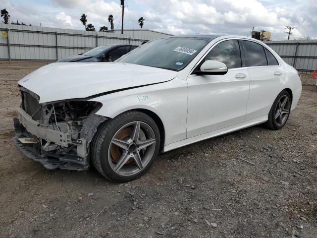 55SWF4JB6GU173029 - 2016 MERCEDES-BENZ C 300 WHITE photo 1