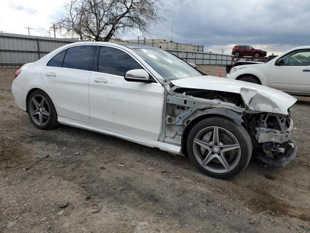 55SWF4JB6GU173029 - 2016 MERCEDES-BENZ C 300 WHITE photo 4