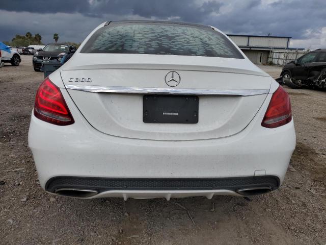 55SWF4JB6GU173029 - 2016 MERCEDES-BENZ C 300 WHITE photo 6