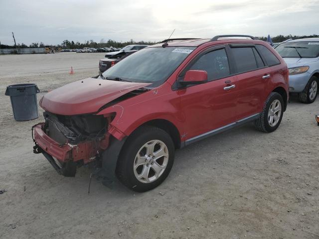 2FMDK3JC0BBA52151 - 2011 FORD EDGE SEL RED photo 1