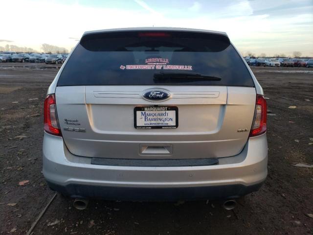 2FMDK3JC8DBA43653 - 2013 FORD EDGE SEL SILVER photo 6