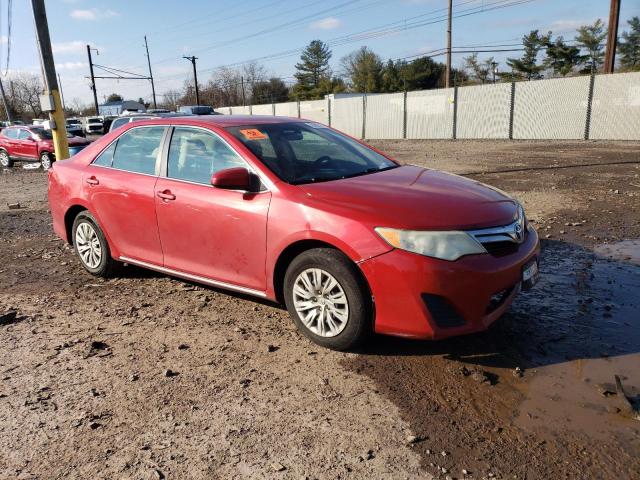 4T1BF1FK6CU525871 - 2012 TOYOTA CAMRY BASE RED photo 4