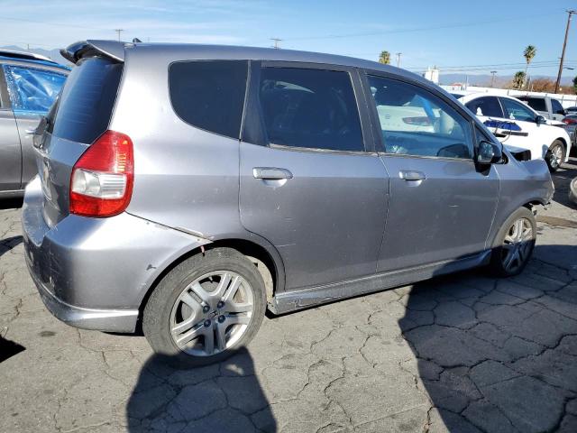 JHMGD38698S053470 - 2008 HONDA FIT SPORT GRAY photo 3