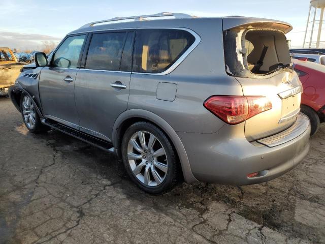 JN8AZ2NE8C9020351 - 2012 INFINITI QX56 SILVER photo 2