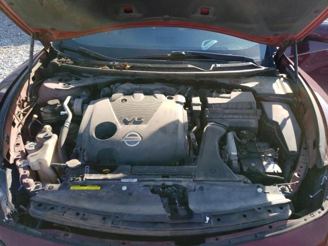 1N4AA5AP6AC830353 - 2010 NISSAN MAXIMA S BURGUNDY photo 11