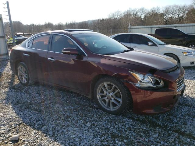 1N4AA5AP6AC830353 - 2010 NISSAN MAXIMA S BURGUNDY photo 4