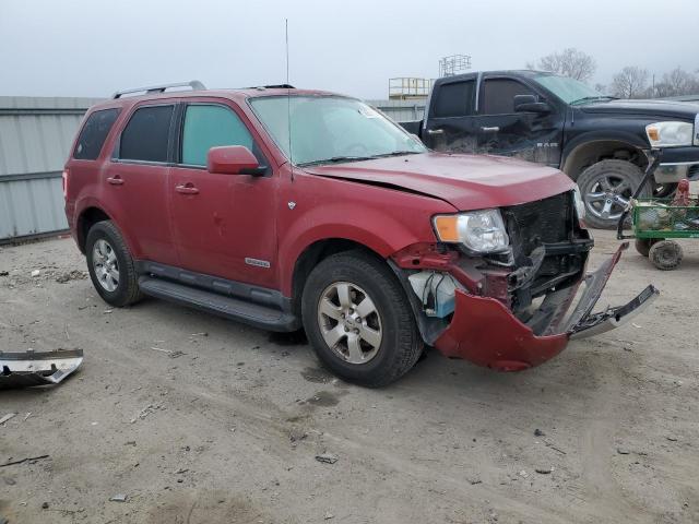 1FMCU04198KA21199 - 2008 FORD ESCAPE LIMITED RED photo 4