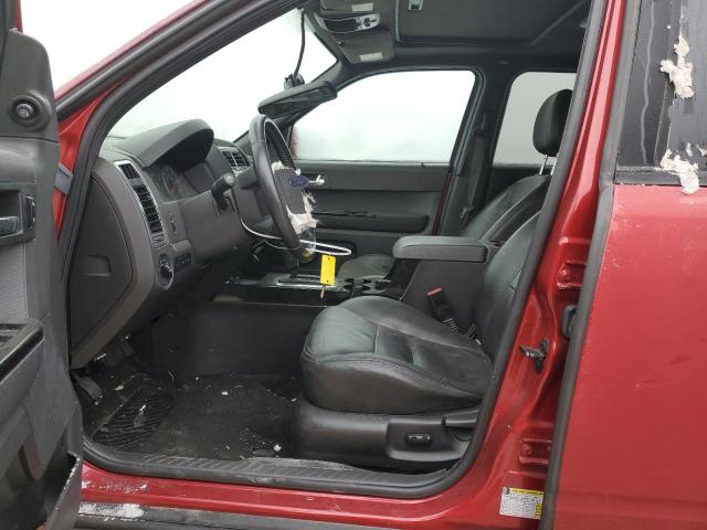 1FMCU04198KA21199 - 2008 FORD ESCAPE LIMITED RED photo 7