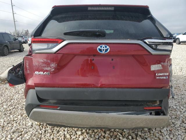 4T3D6RFV6PU124576 - 2023 TOYOTA RAV4 LIMITED RED photo 6