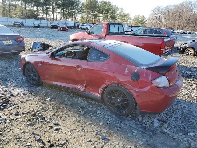 KMHHN66F77U247226 - 2007 HYUNDAI TIBURON GT RED photo 2