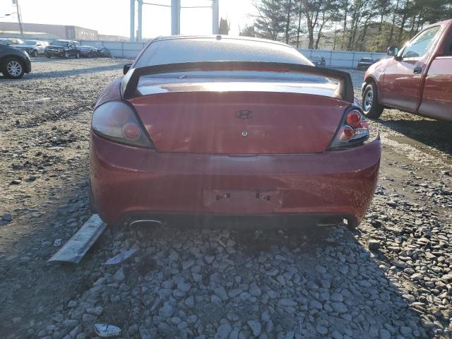 KMHHN66F77U247226 - 2007 HYUNDAI TIBURON GT RED photo 6