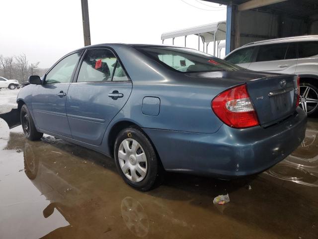 4T1BE32K14U900426 - 2004 TOYOTA CAMRY LE BLUE photo 2