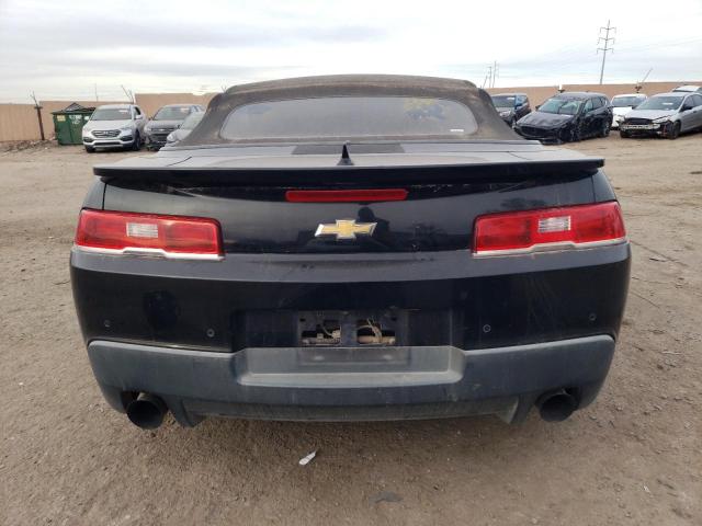 2G1FD3D38F9280889 - 2015 CHEVROLET CAMARO LT BLACK photo 6