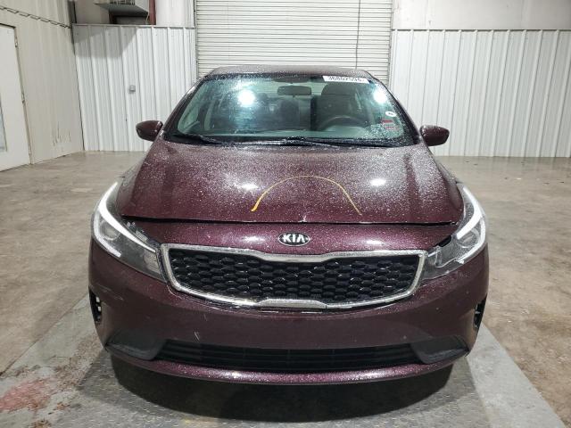 3KPFK4A7XHE085911 - 2017 KIA FORTE LX BURGUNDY photo 5