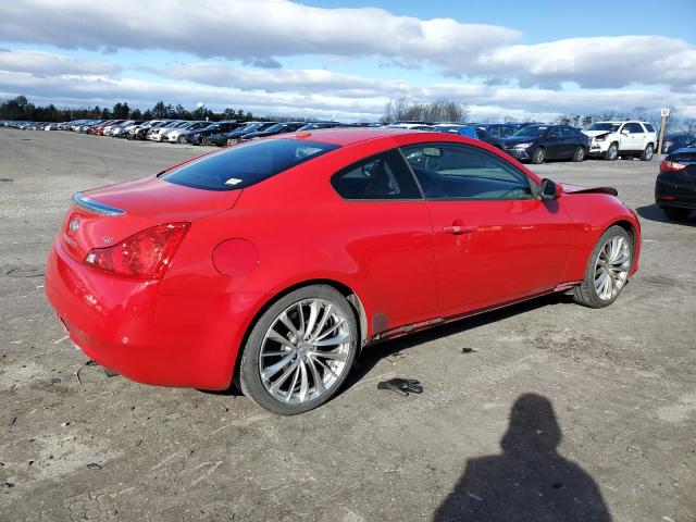 JN1CV6EK1BM212352 - 2011 INFINITI G37 BASE RED photo 3