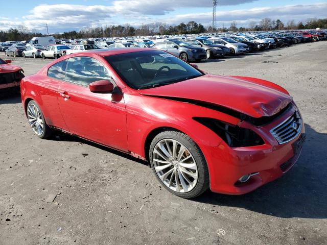 JN1CV6EK1BM212352 - 2011 INFINITI G37 BASE RED photo 4