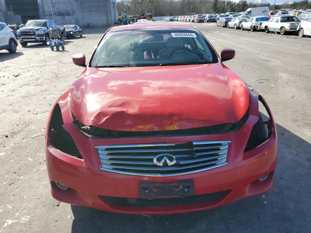 JN1CV6EK1BM212352 - 2011 INFINITI G37 BASE RED photo 5