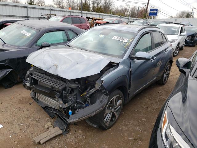 KM8K3CA53LU507530 - 2020 HYUNDAI KONA LIMITED GRAY photo 1