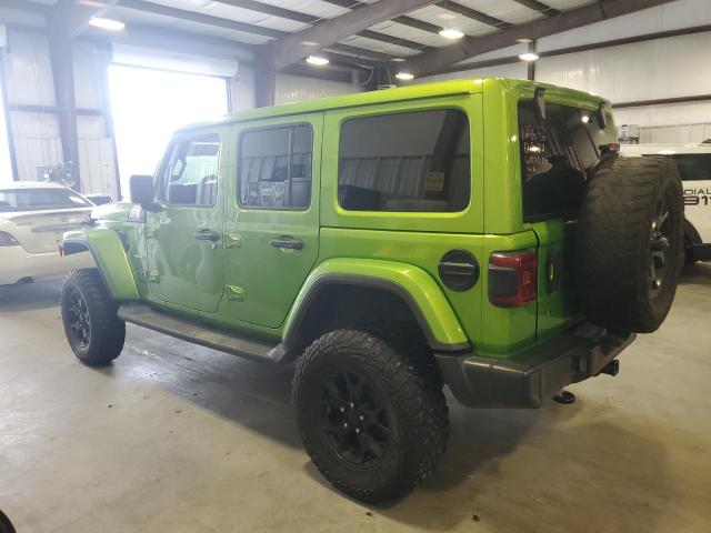 1C4HJXEN7JW286991 - 2018 JEEP WRANGLER U SAHARA GREEN photo 2