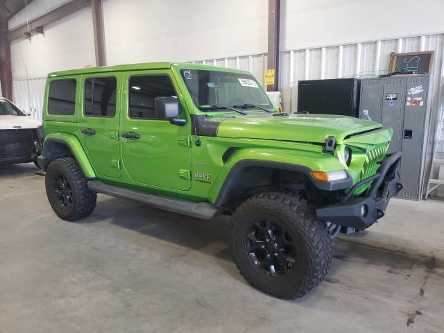 1C4HJXEN7JW286991 - 2018 JEEP WRANGLER U SAHARA GREEN photo 4