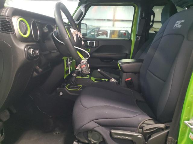 1C4HJXEN7JW286991 - 2018 JEEP WRANGLER U SAHARA GREEN photo 7