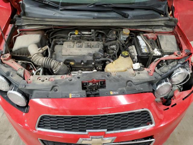 1G1JH6SB2D4165067 - 2013 CHEVROLET SONIC RS RED photo 11