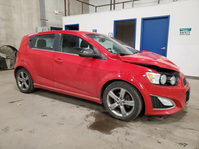 1G1JH6SB2D4165067 - 2013 CHEVROLET SONIC RS RED photo 4