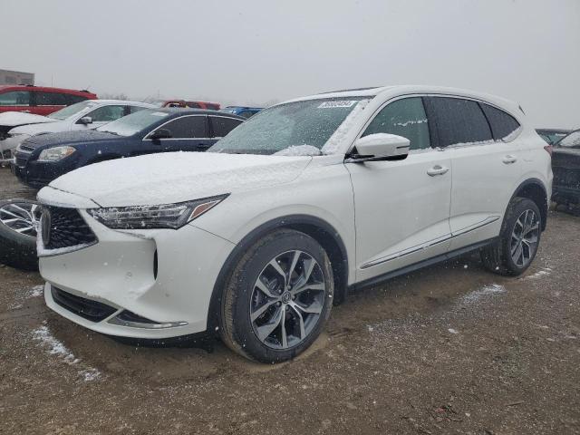 5J8YE1H41NL008200 - 2022 ACURA MDX TECHNOLOGY WHITE photo 1