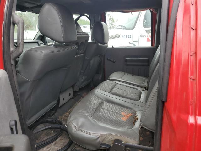 1FD0W4GY5EEA00289 - 2014 FORD F450 SUPER DUTY RED photo 10