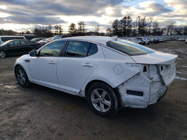 5XXGM4A74FG509649 - 2015 KIA OPTIMA LX WHITE photo 2