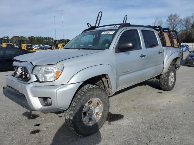 3TMLU4EN7DM130146 - 2013 TOYOTA TACOMA DOUBLE CAB SILVER photo 1