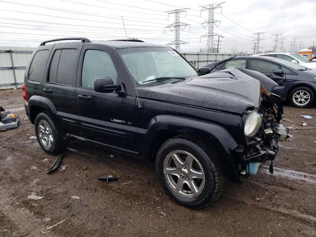 1J4GL58K13W687316 - 2003 JEEP LIBERTY LIMITED BLACK photo 4